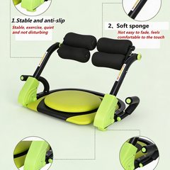 Foldable Ab Trainer Sit-Up Bench – Compact Core Workout Machine for Home