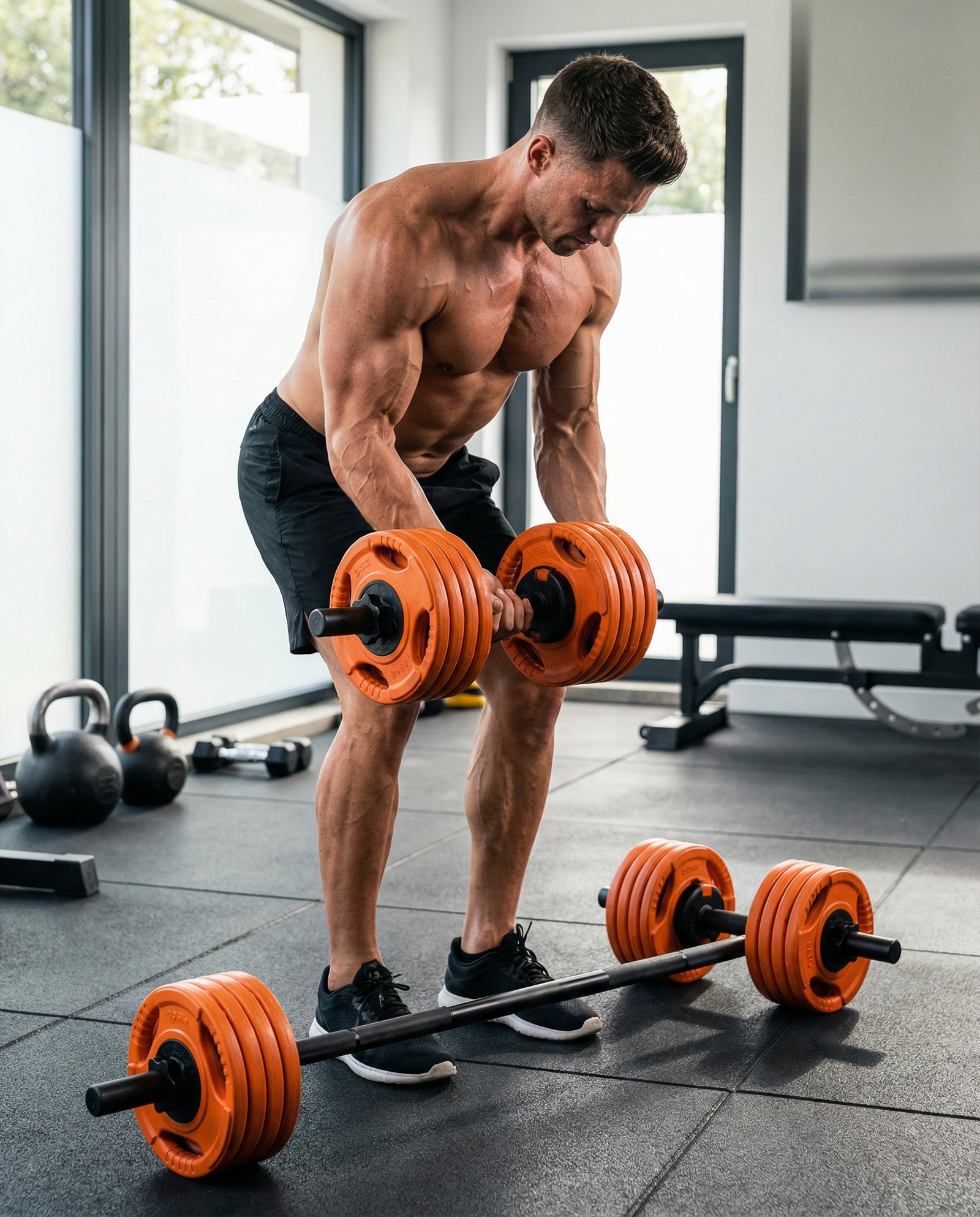 4-in-1 Adjustable Dumbbell Set – Barbell, Kettlebell, Push-Up Stand & Home Strength Training Kit