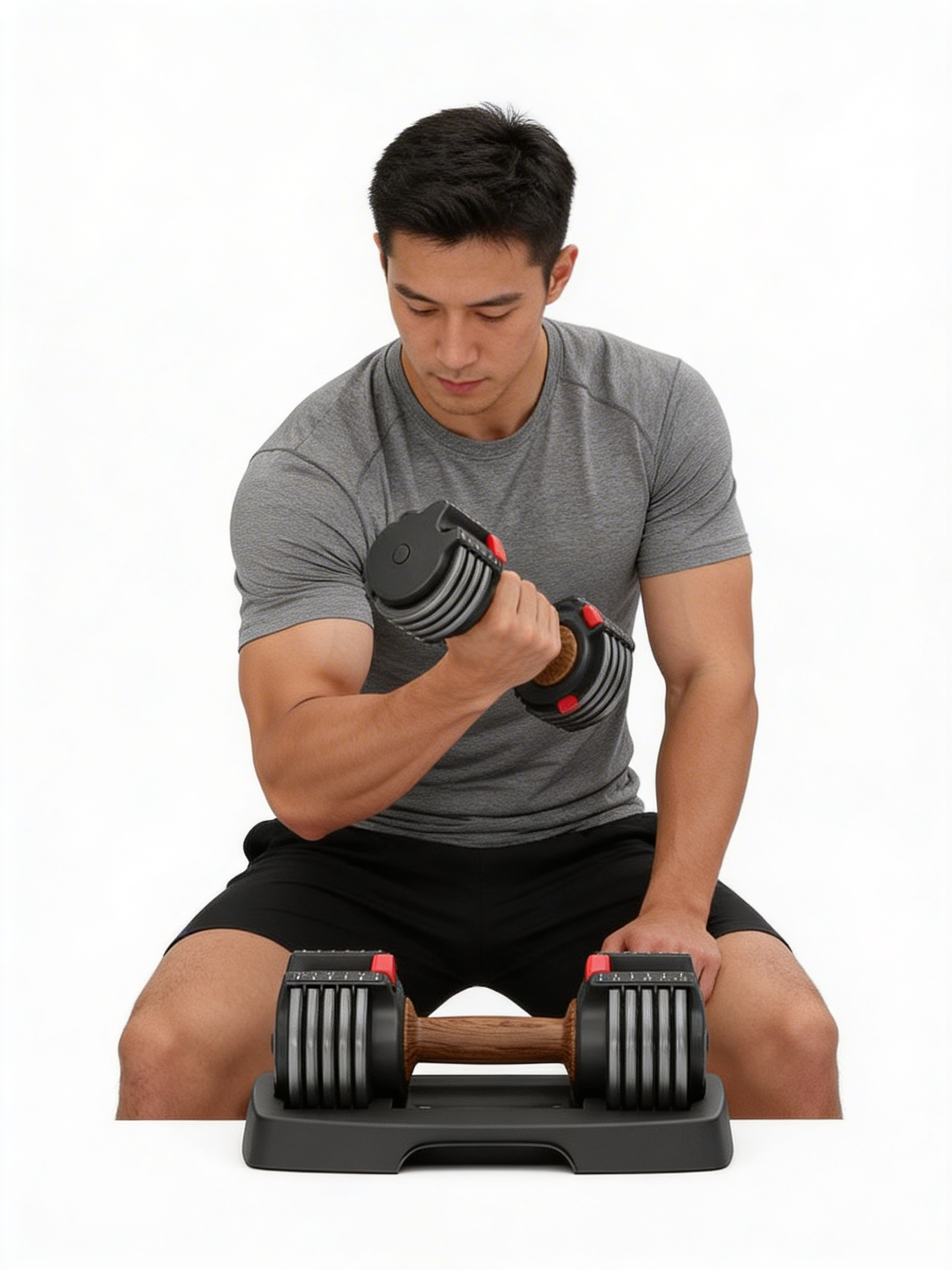 Adjustable Dumbbell Set for Home Fitness Equipment