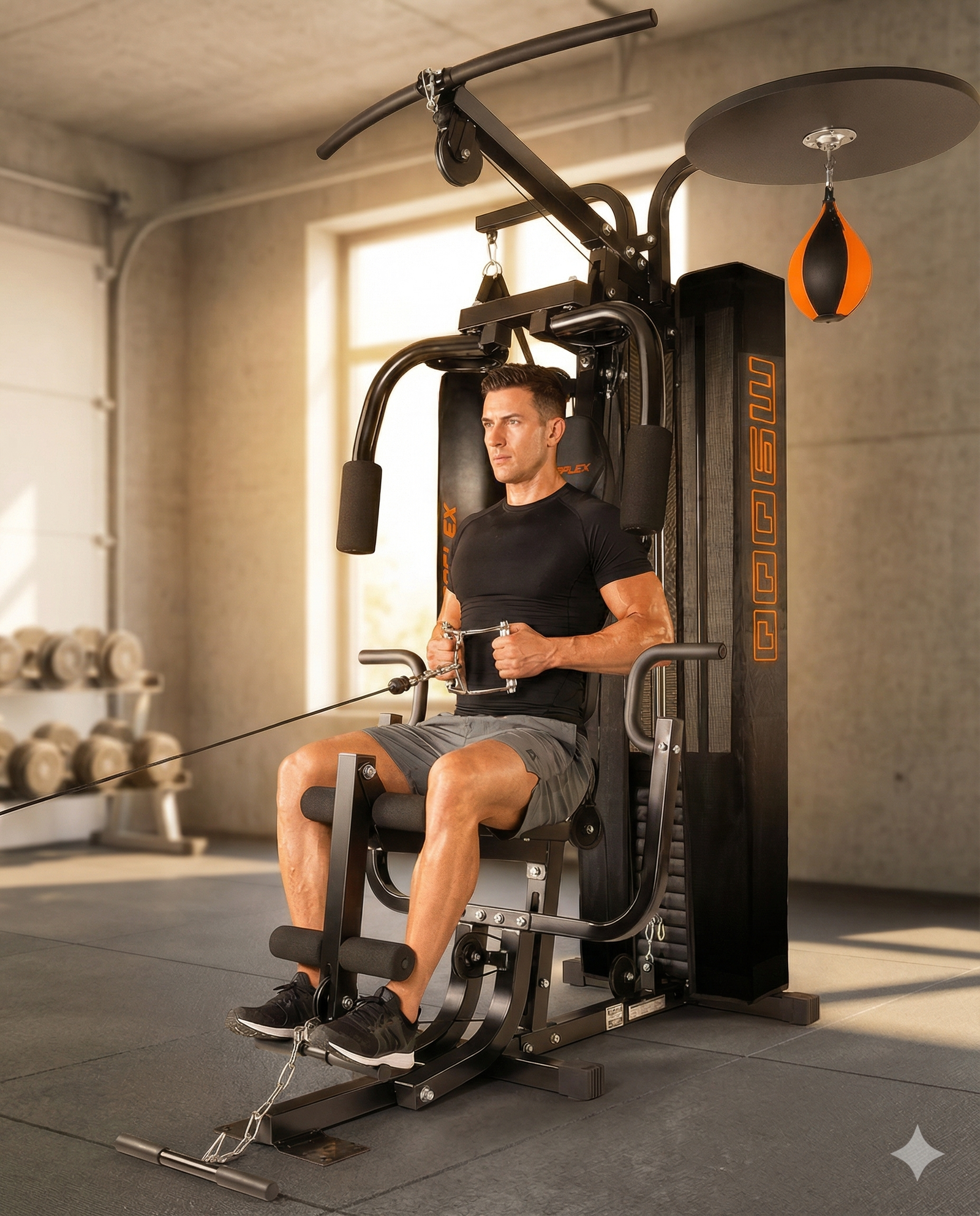M9000 Multi-Station Ultimate Home Gym & Boxing Suite