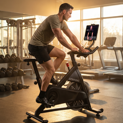 Spinning® Edge Connected Spinner® Bike – Original Indoor Cycling Experience for Home