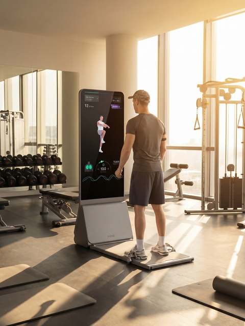 Multi-Function Gym Trainer Smith Machine & AI Trainer for Flabby Arms