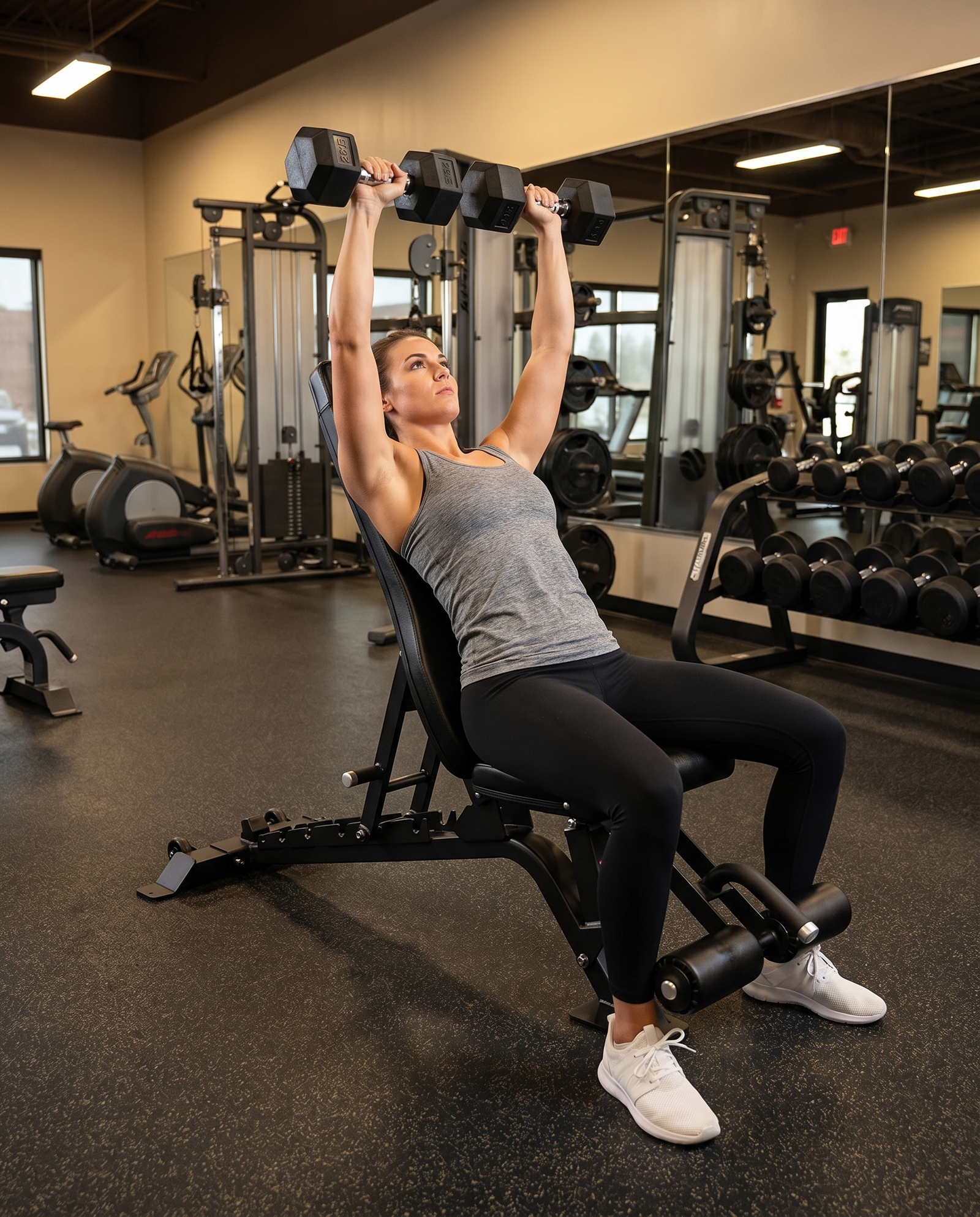 Pro ClubLine SFID425 Adjustable Bench – Flat, Incline & Decline Commercial Weight Bench