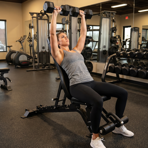 Pro ClubLine SFID425 Adjustable Bench – Flat, Incline & Decline Commercial Weight Bench