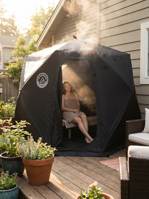 Sauna Tent – Portable Outdoor Steam Sauna for 6 People