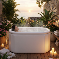 Ice Bath Tub with Lid 