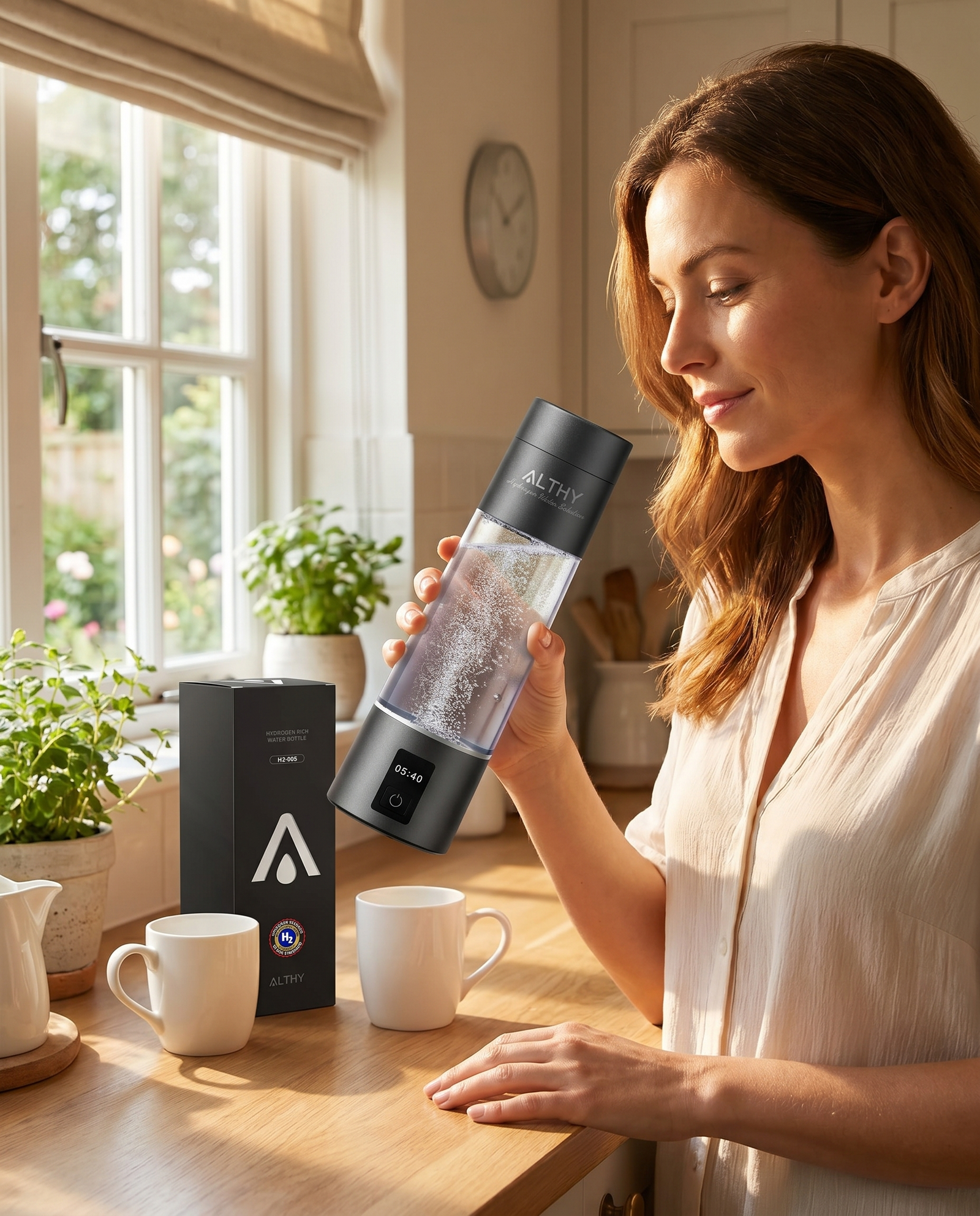 Portable Hydrogen Water Generator Bottle