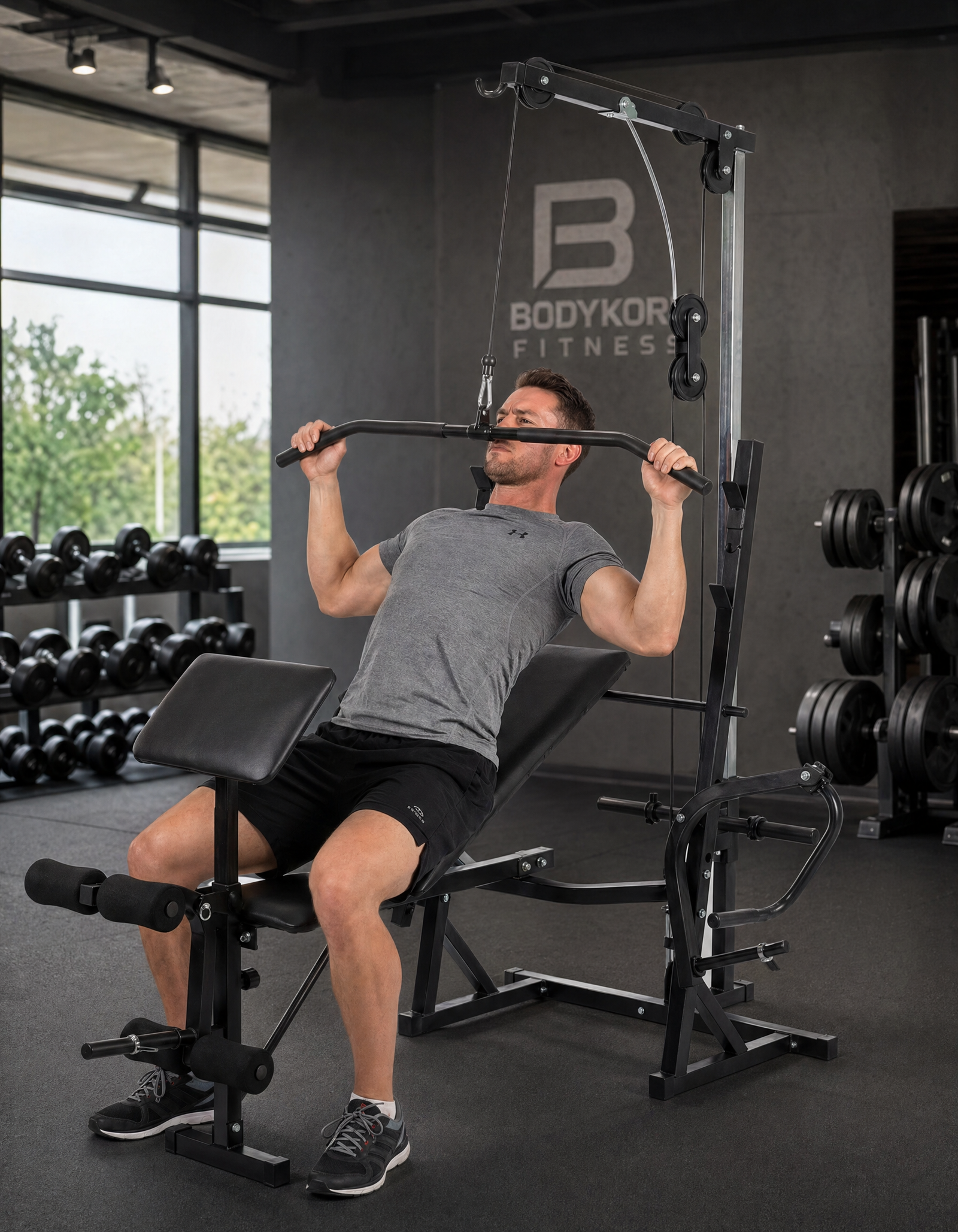 Master Heavy-Duty Multi-Station Workout Bench