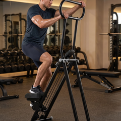 Foldable Vertical Climber Stair Stepper with Handlebar – Full Body Cardio Workout Machine