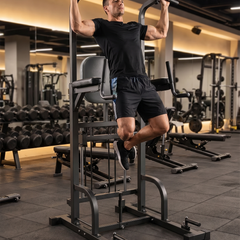 Home Gym Pull-Up Dip Station – Multi-Function Power Tower for Strength Training