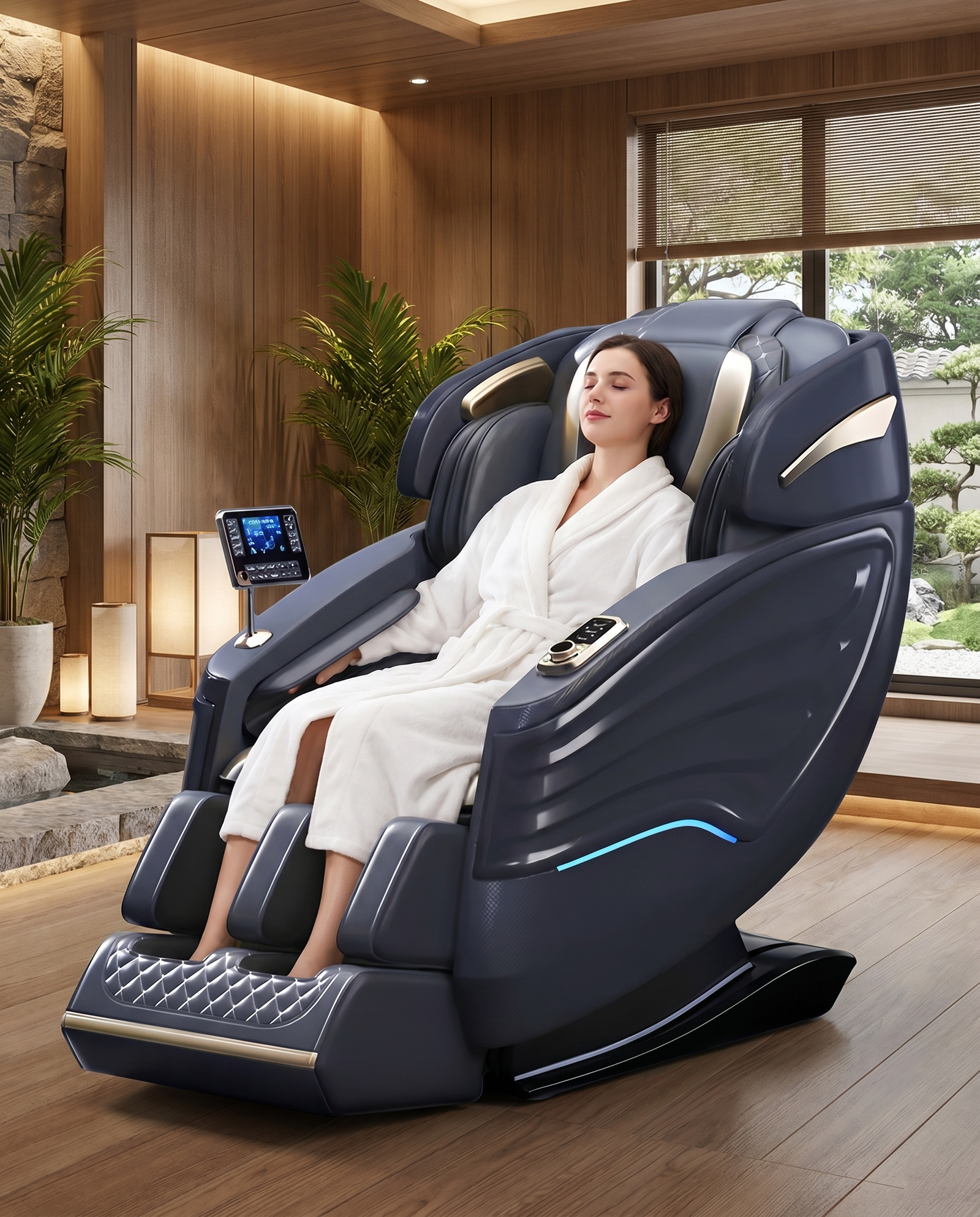 Recovery C79 SL-Track Smart Massage Chair with Health Monitoring, AI Voice & Full Body Airbag System