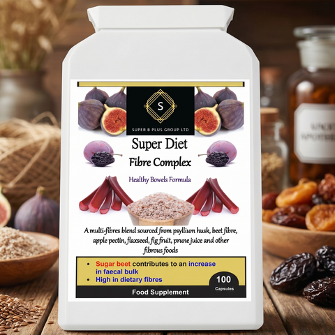 Super Diet Fibre Complex Capsules – Multi-Fibre Blend for Digestive & Daily Wellness Support