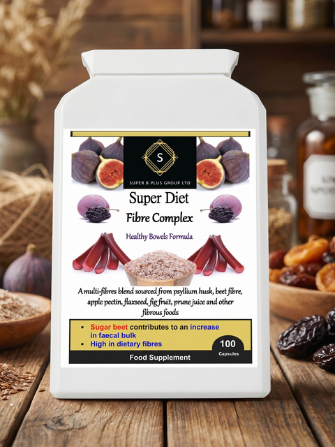 Super Diet Fibre Complex Capsules – Multi-Fibre Blend for Digestive & Daily Wellness Support