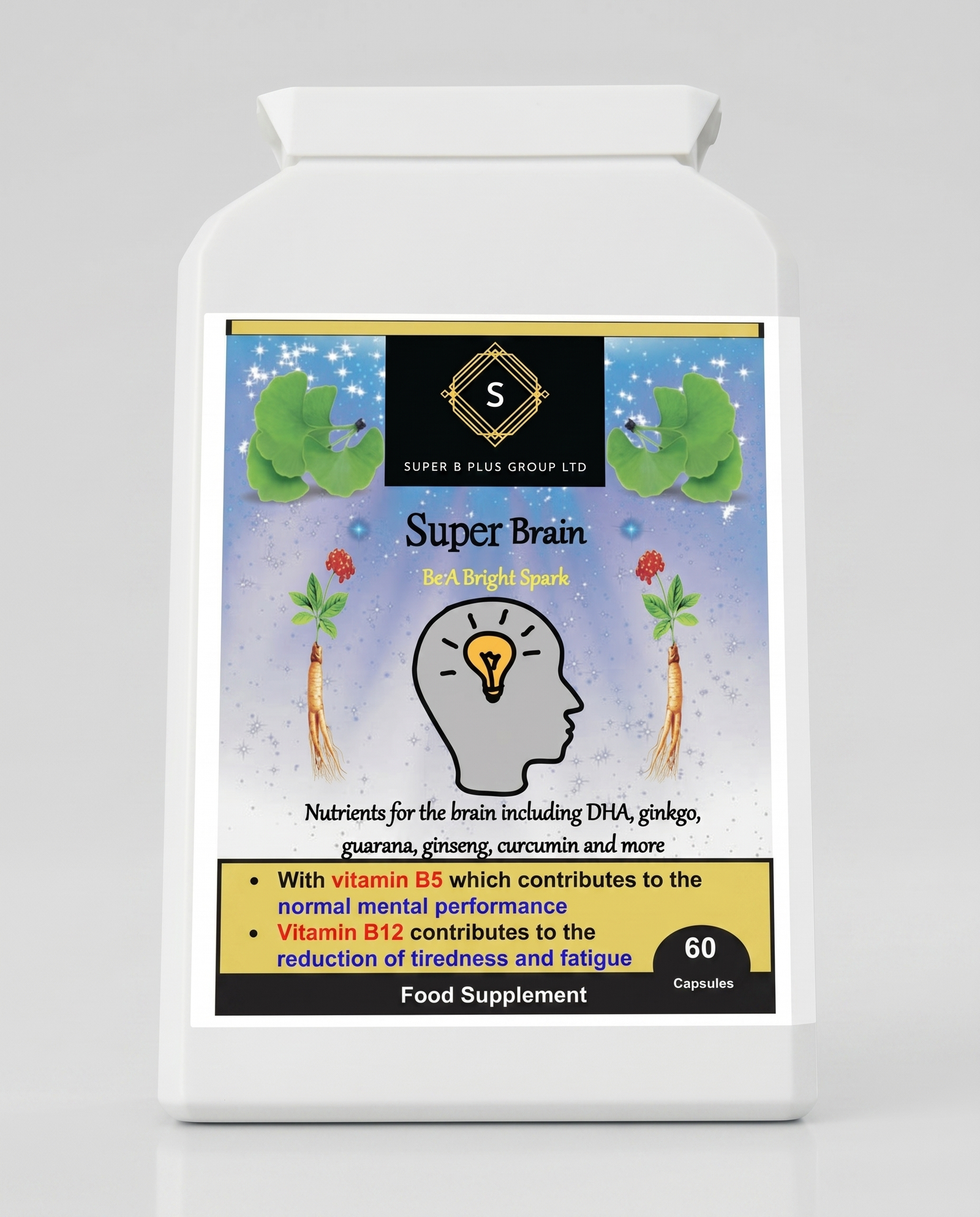 Super Brain – Advanced Cognitive &amp; Energy Support Formula