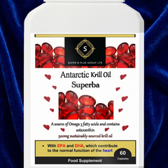 Antarctic Krill Oil Superba – Advanced Omega-3 with Phospholipids &amp; Astaxanthin