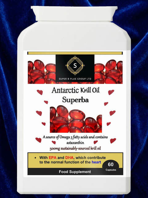 Antarctic Krill Oil Superba – Advanced Omega-3 with Phospholipids &amp; Astaxanthin