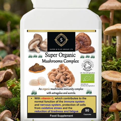 Super Organic Mushroom Complex – 90 Capsules