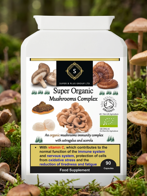 Super Organic Mushroom Complex – 90 Capsules