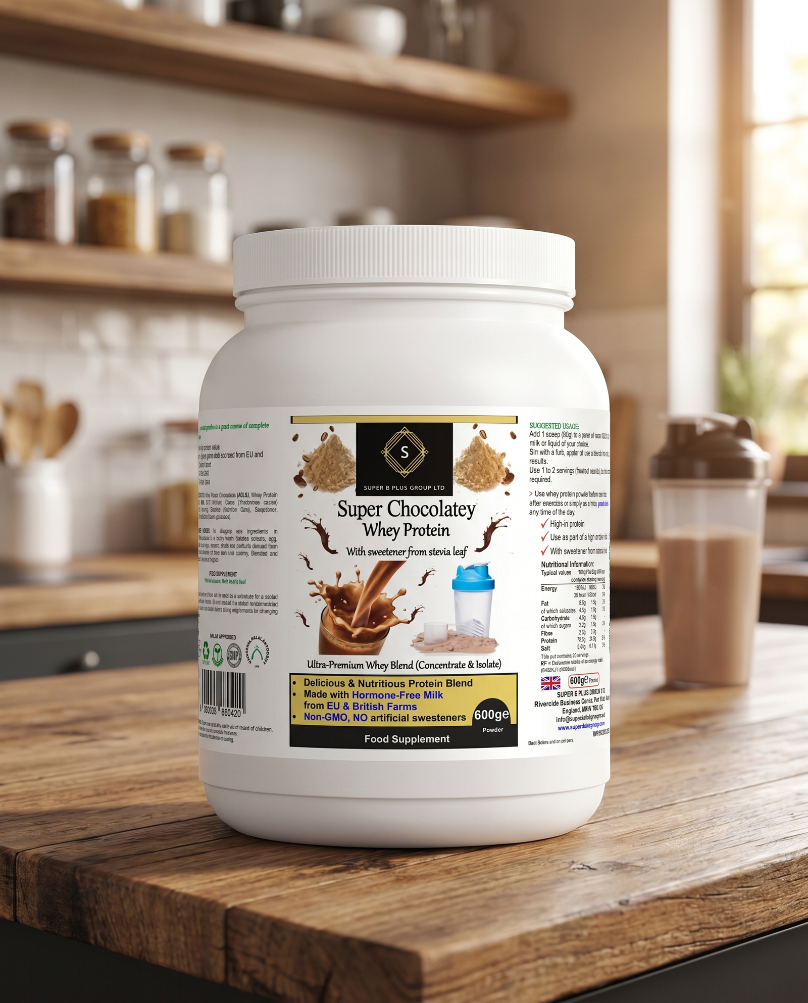Super Chocolatey Whey Protein – 600g