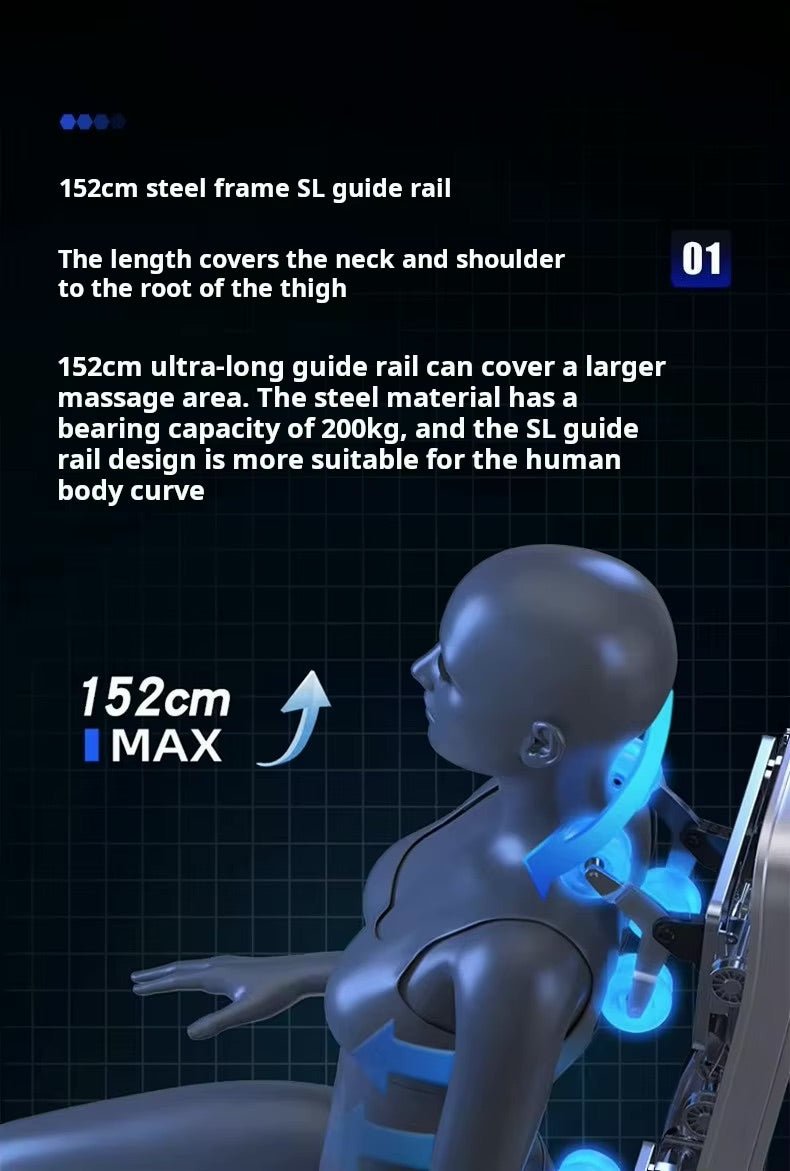 Recovery C79 SL-Track Smart Massage Chair with Health Monitoring, AI Voice & Full Body Airbag System