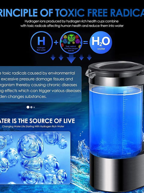 Hydrogen Water Ionizer Machine - Electric Hydrogen Rich Water Machine