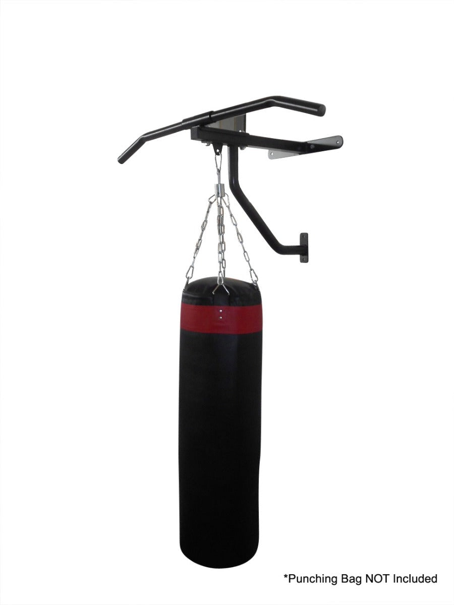 2-in-1 Heavy-Duty Punching Bag Bracket & Chin-Up Station